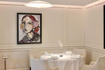 Intérieur restaurantLa Villa Archange Restaurant Gastronomique proche Cannes Restaurant étoilé Cannes