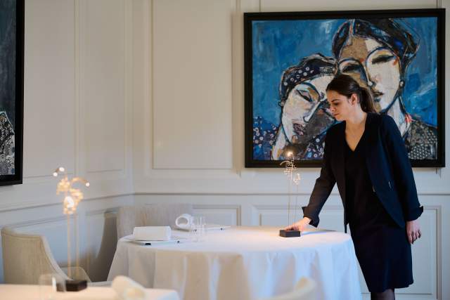 Tables restaurant, Equipe Bruno Oger Restaurant Gastronomique Côte d’Azur, Bistrot et Traiteur (06)