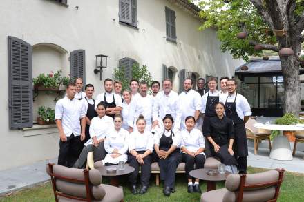 Staff Bruno Oger et ses équipes Chef doublement étoilé près de Cannes